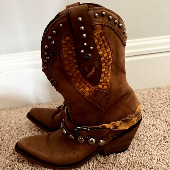 Liberty Black Leather boots - Picture 3 of 5